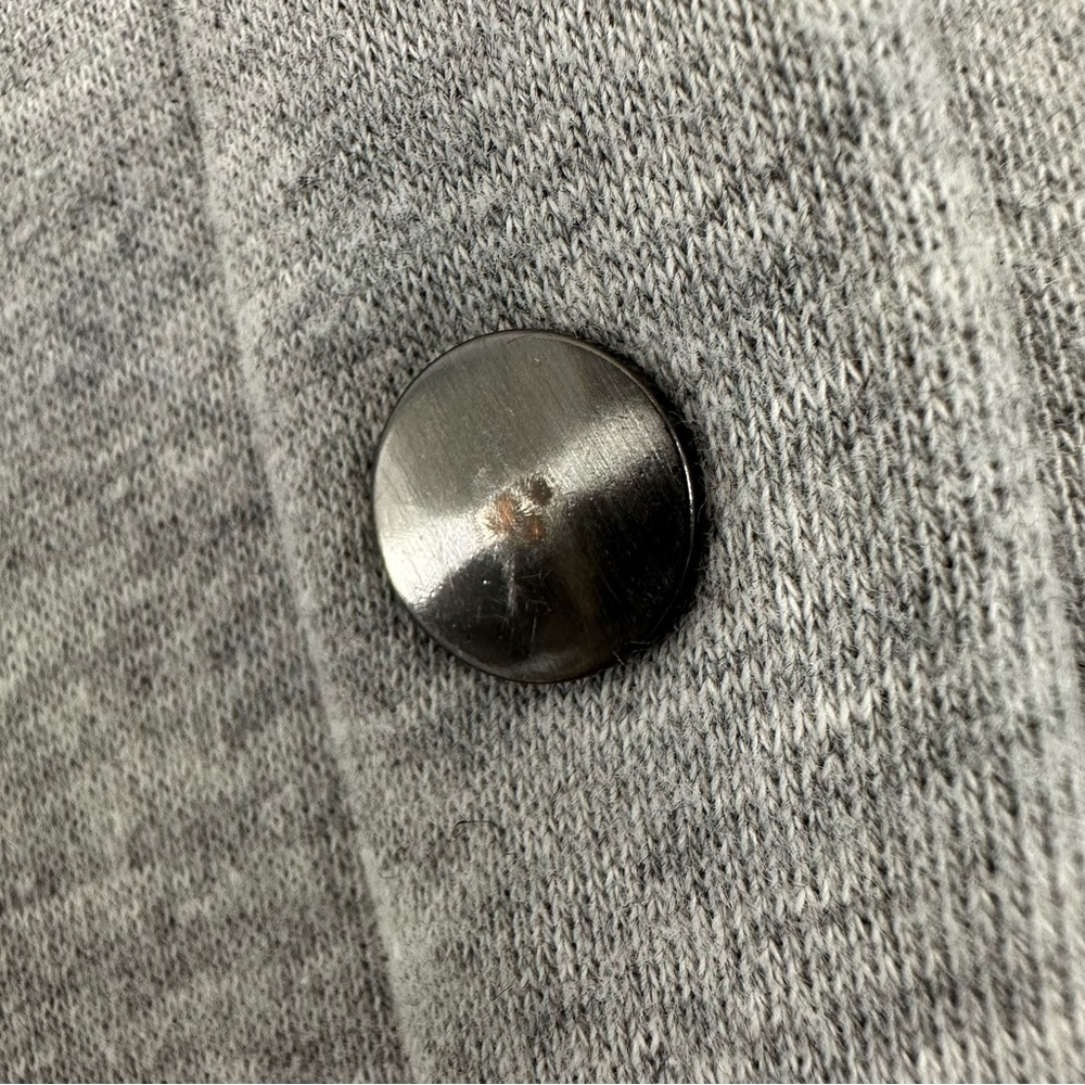 Gray Long Button-Up Robe - Picture 13 of 17